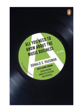 英文原版 All You Need To Know About The Music Business 关于音乐行业你所需要知道的一切 Donald S. Passman 英文版 进口书籍