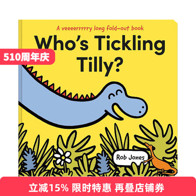 Who'S Tickling Tilly? 谁在挠蒂莉 幼儿早教启蒙折叠书精装进口原版英文书籍