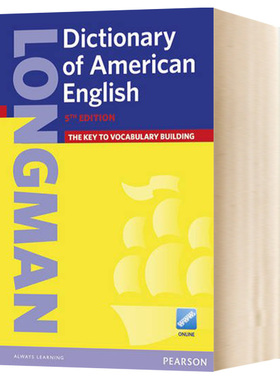 朗文中阶美式英语学习词典 第5版 Longman Dictionary of American English 英文原版 配线上资源 英文版工具书
