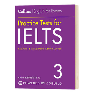 英文原版 Practice Tests for IELTS 3 Collins English for IELTS 柯林斯雅思模拟题3 英文版 进口英语原版书籍