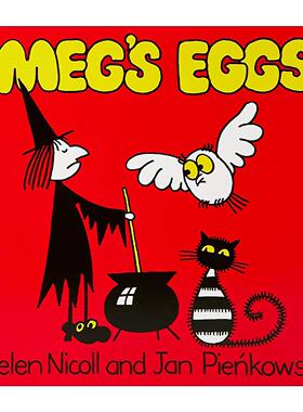 英文原版 Meg and Mog Meg's Eggs 女巫麦格和小猫莫格系列 女巫麦格与龙蛋 儿童绘本 英文版 进口英语原版书籍