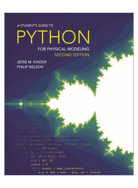 英文原版 A Student's Guide to Python for Physical Modeling Python物理建模初学者指南 第二版 Jesse M. Kinder 进口英语书籍