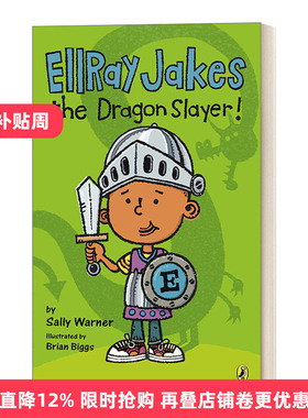 英文原版Ellray Jakes 04 Ellray Jakes the Dragon Slayer 埃雷·杰克系列4 埃雷·杰克是屠龙者Sally Warner 6-8岁儿童社交友谊