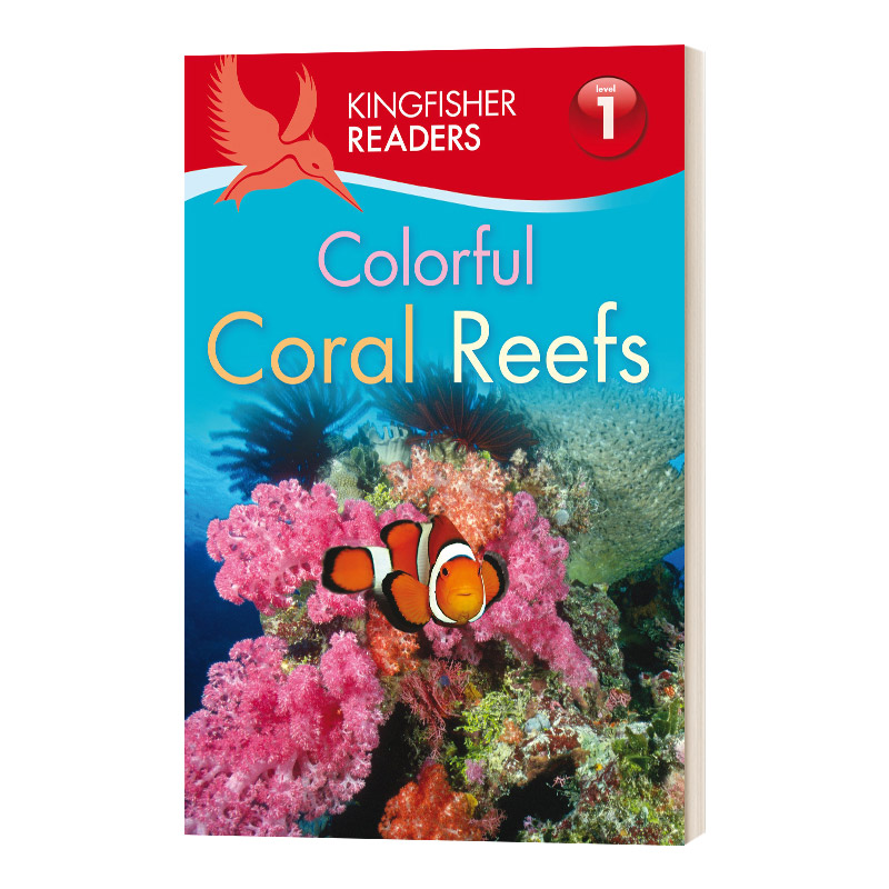 英文原版 Kingfisher Readers L1 Colorful Coral Reefs翠鸟分级读物系列L1 英文版 进口英语原版书籍