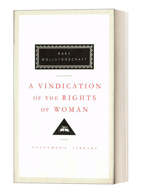 英文原版 A Vindication Of The Rights Of Woman 女权辩护 玛丽·沃斯通克拉夫特 Everyman精装收藏版 英文版 进口英语原版书籍