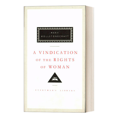 英文原版 A Vindication Of The Rights Of Woman 女权辩护 玛丽·沃斯通克拉夫特 Everyman精装收藏版 英文版 进口英语原版书籍