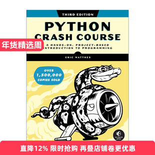 Python Crash Course Python编程 从入门到实践 第三版 Eric Matthes进口原版英文书籍