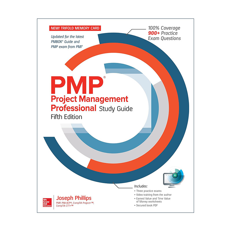 英文原版 PMP Project Management Professional Study Guide 项目管理专业考试指南 第5版 英文版 进口英语原版书籍