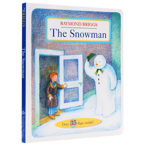 雪人趣味翻翻书 The Snowman 英文原版儿童绘本 英语启蒙纸板书 波士顿环球号角图画书奖 进口英语书籍 Raymond Briggs