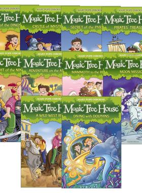 英文原版 Magic Tree House 神奇树屋1-10册 儿童奇幻小说 章节桥梁书 英文版 进口英语原版书籍