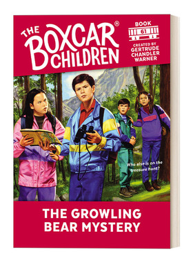 #61 The Growling Bear Mystery棚车少年61进口原版英文书籍