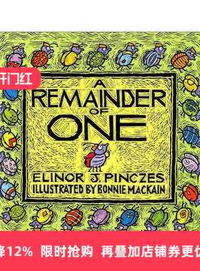 英文原版 A Remainder of One 孤单的阿乔 数学图画书 埃莉诺·皮赛兹 英文版 进口英语原版书籍