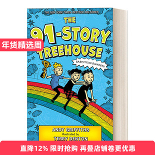 The 91-Story Treehouse  小屁孩树屋历险记 91层树屋故事进口原版英文书籍
