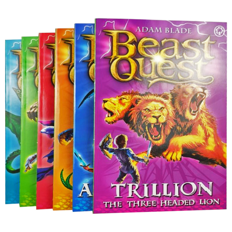 阿方提亚第2卷套装7-12册 英文原版 Beast Quest Series 2 儿童魔幻小说 亚当布雷 Adam Blade 英语书籍
