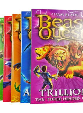阿方提亚第2卷套装7-12册 英文原版 Beast Quest Series 2 儿童魔幻小说 亚当布雷 Adam Blade 英语书籍