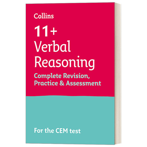 英文原版 11+ Verbal Reasoning Complete Revision Practice 柯林斯英国小升初文字推理复习指南及训练 英文版 进口英语原版书籍