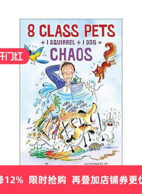 英文原版 8 Class Pets + 1 Squirrel ÷ 1 Dog = Chaos 松鼠特维奇系列1Vivian Vande Velde 英文版 进口英语原版书籍