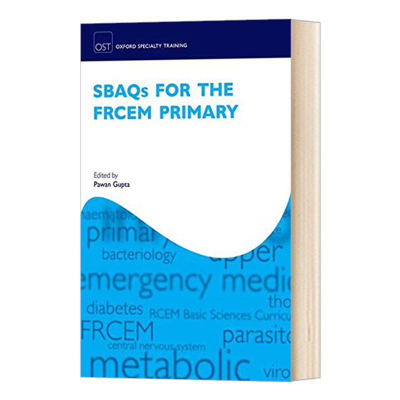 英文原版书 SBAQs for the FRCEM Primary 英文版