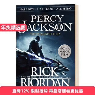 英文原版 Percy Jackson The Demigod Files 波西杰克逊 缺爱的半神 电影封面 科幻故事 英文版 进口英语原版书籍
