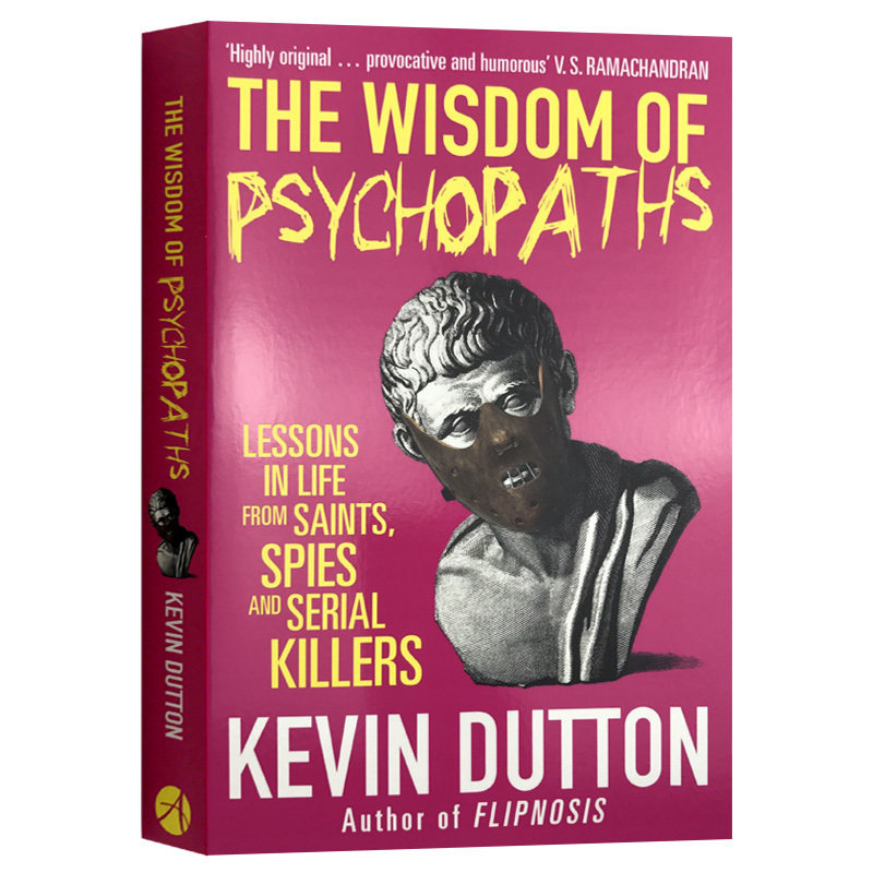 异类的天赋 The Wisdom of Psychopaths 英文原版书 大众心理学读物 天才 疯子和内向人格的成功密码 凯文达顿
