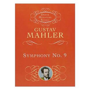 英文原版 Symphony No.9 第九交响曲 古斯塔夫·马勒乐谱 英文版 进口英语原版书籍