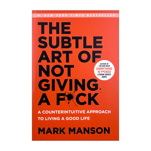 重塑幸福 The Subtle Art of Not Giving a F*ck 英文原版 如何活成你想要的模样  马克曼森 Mark Manson