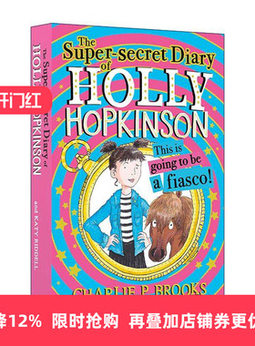 英文原版 Holly Hopkinson This Is Going to Be a Fiasco 霍莉的超级秘密日记1 青少年幽默插画故事书 英文版 进口英语原版书籍