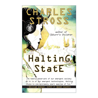 Halting State 停机状态 惊悚科幻小说 雨果奖得主Charles Stross进口原版英文书籍