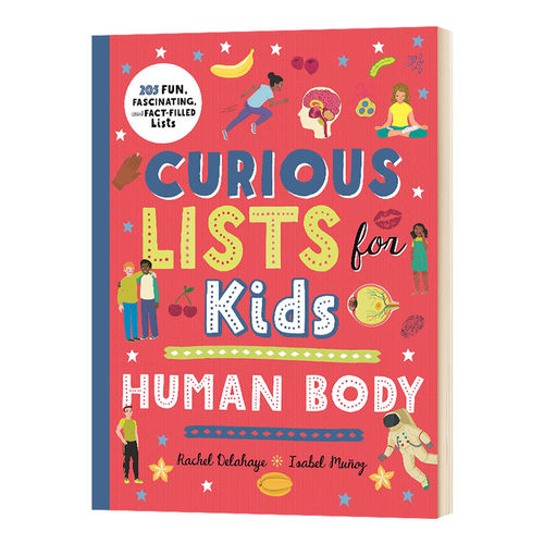 Curious Lists for Kids - Human Body 好奇百科：人体 精装进口原版英文书籍