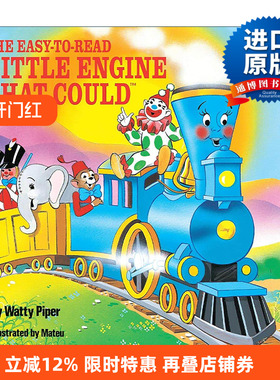 英文原版 The Easy-to-Read Little Engine that Could 勇敢的小火车头做到了 易读版 儿童经典故事改编绘本 Watty Piper 英文版