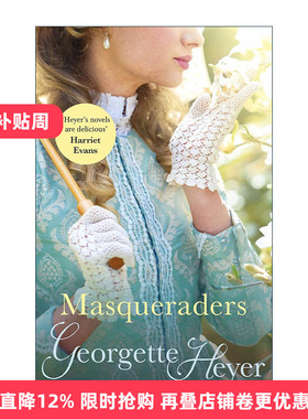 英文原版 Masqueraders 假面危机 乔吉特·海尔摄政浪漫喜剧小说 古典言情 英文版 进口英语原版书籍