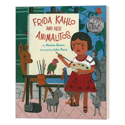 Frida Kahlo and Her Animalitos 弗里达·卡罗和她的动物 儿童艺术 精装进口原版英文书籍