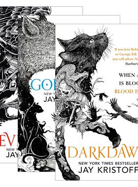 英文原版 Nevernight 杰伊·克里斯多夫 黑夜三部曲3册 畅销青少年奇幻小说 英文版 进口英语原版书籍
