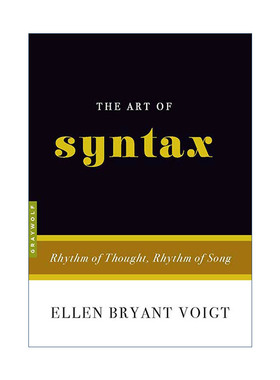 The Art of Syntax 句法的艺术 思想的节奏、歌曲的节奏进口原版英文书籍