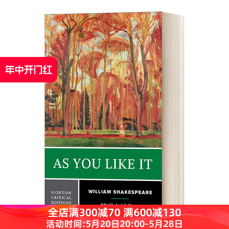 英文原版 As You Like It莎士比亚皆大欢喜诺顿文学解读系列 Norton Critical Editions英文版进口英语原版书籍