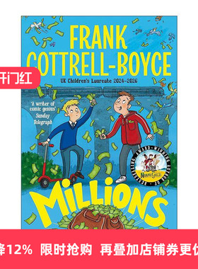 英文原版 Millions 百万 儿童幽默故事 Frank Cottrell-Boyce 卡内基奖 英文版 进口英语原版书籍