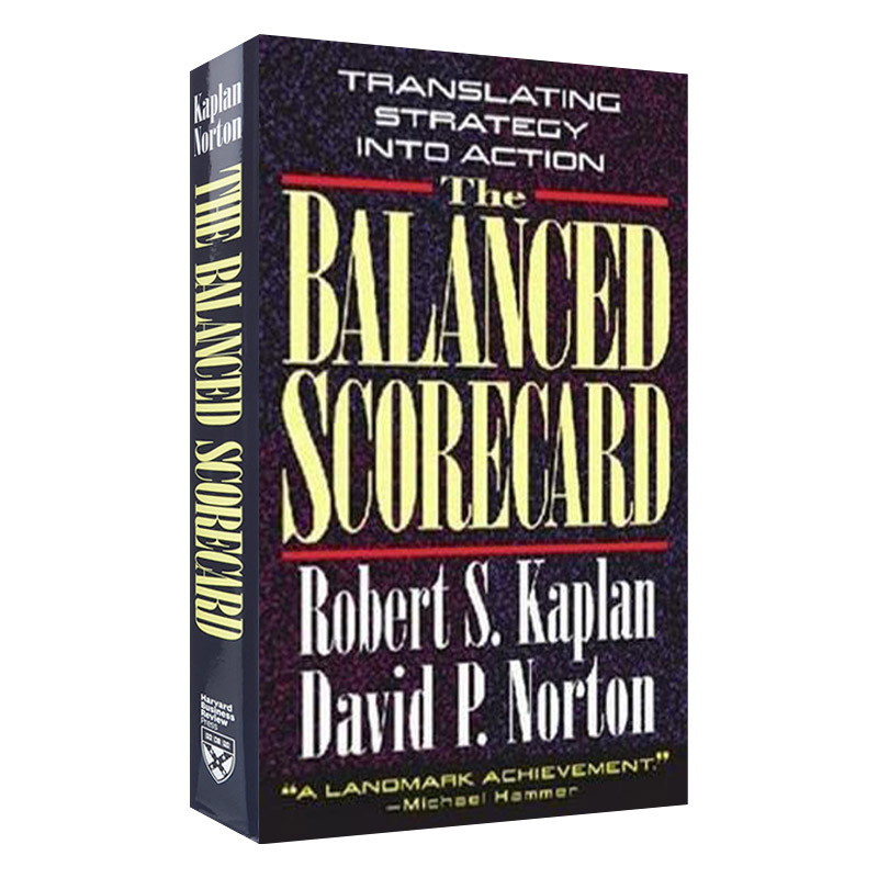 英文原版 The Balanced Scorecard 平衡计分卡 化战略为行动 精装 Robert S. Kaplan卡普兰 英文版 进口英语原版书籍