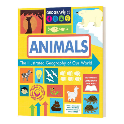 英文原版 The Illustrated Geography of Our World Animals 地球上的地理 动物 英文版 进口英语原版书籍