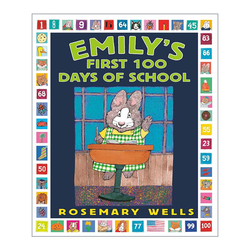 英文原版 Emily's First 100 Days of School 艾米丽上学的前100天 英文版 进口英语原版书籍