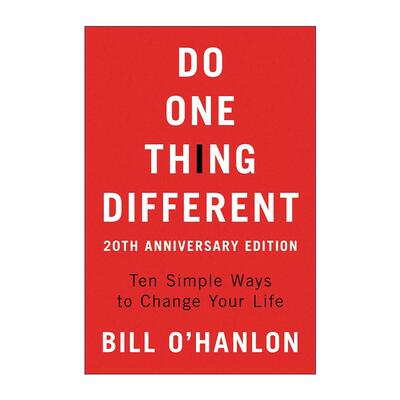 英文原版 Do One Thing Different 微行动 用1%的小动作解决99%的人生难题 20周年纪念版 英文版 进口英语原版书籍