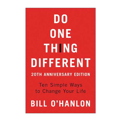 英文原版 Do One Thing Different 微行动 用1%的小动作解决99%的人生难题 20周年纪念版 英文版 进口英语原版书籍
