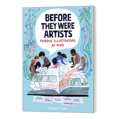 英文原版 Before They Were Artists Famous Illustrators as Kids 在他们成为艺术家之前 著名插画家童年进口英语原版书籍
