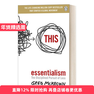英文原版 Essentialism The Disciplined Pursuit of Less 本质主义 少 但是更好 英文版 进口英语原版书籍