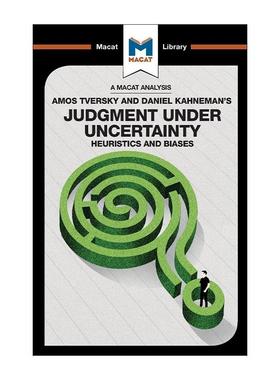 英文原版 Judgment under Uncertainty 不确定性下的判断 MACAT解读系列 英文版 进口英语原版书籍