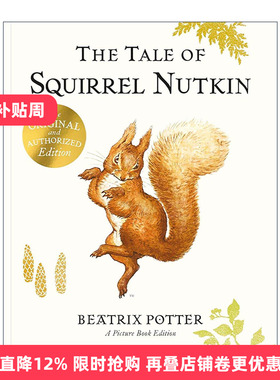 英文原版 Peter Rabbit The Tale of Squirrel Nutkin Picture Book 彼得兔系列 小松鼠纳特金的故事 儿童彩色绘本 进口英语书籍