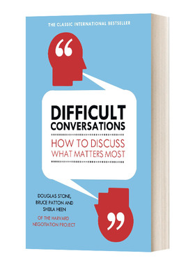 Difficult Conversations 高难度谈话 道格拉斯·斯通进口原版英文书籍