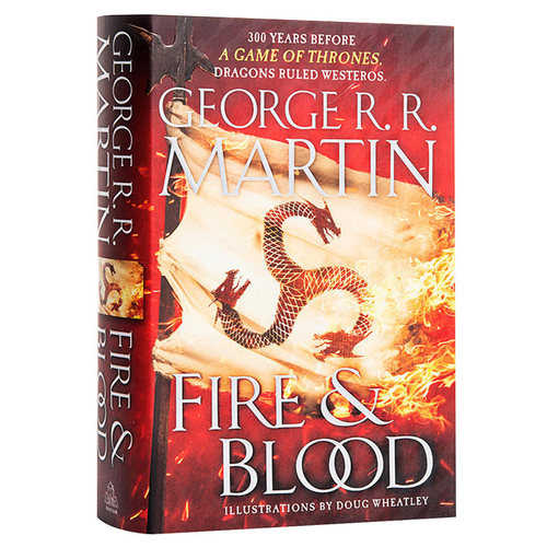火与血 Fire & Blood 英文原版小说 冰与火之歌前传 美剧原著 坦格利安家族史 权力的游戏 进口英语书籍 乔治马丁 George Martin