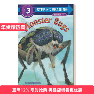 英文原版 Step into Reading 3 - Monster Bugs 怪物臭虫 兰登分级阅读3 英文版 进口英语原版书籍