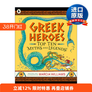 Greek Heroes: Top Ten Myths and Legends 希腊神话英雄进口原版英文书籍