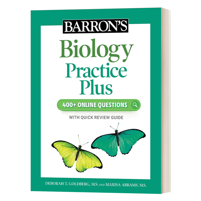 英文原版 Barron's Biology Practice Plus 巴朗新版生物学练习册 英文版 进口英语原版书籍